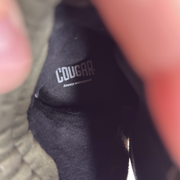 COUGAR Women's Saydee Leather combat boot Sz 7/ Olive - Picture 11 of 15